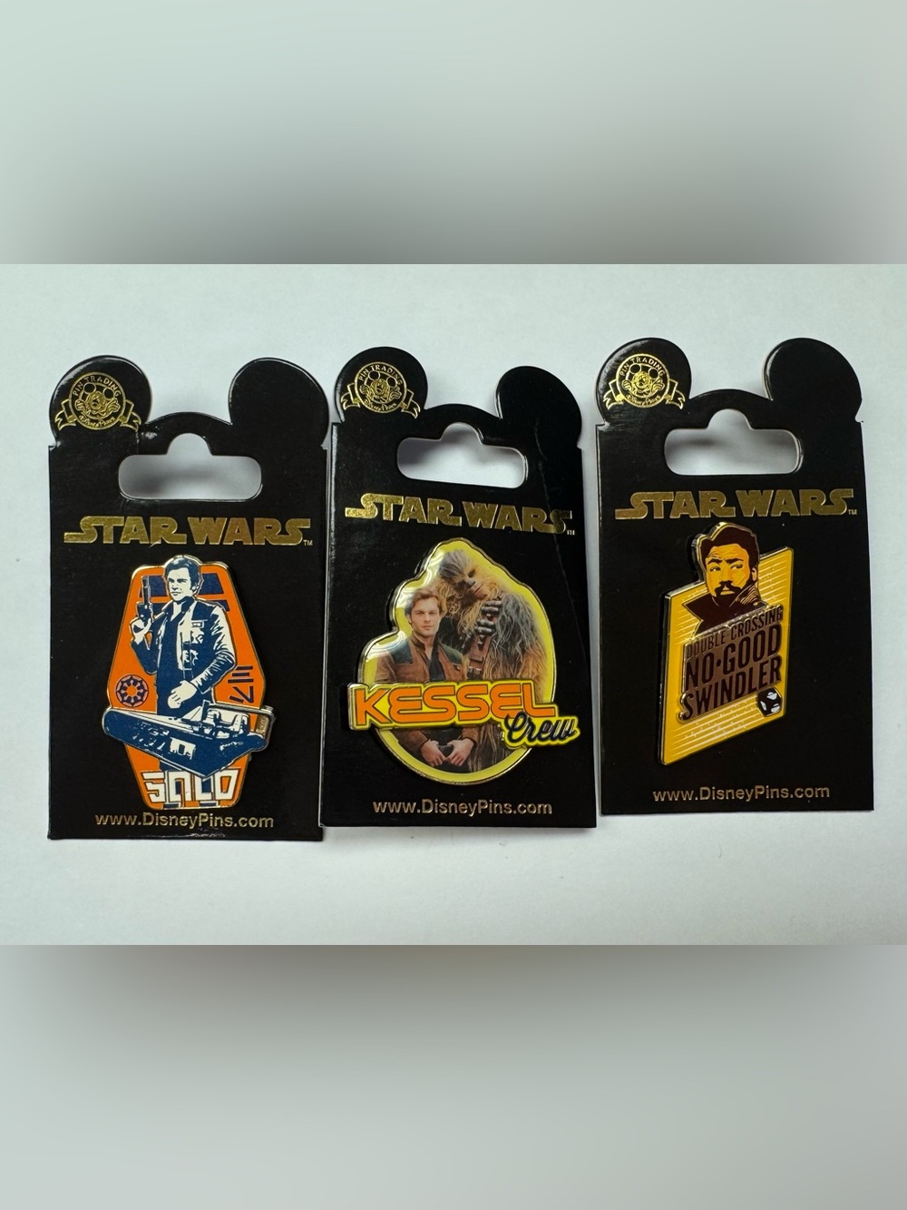 Lot of 3 Solo: A Star Wars Story Pins